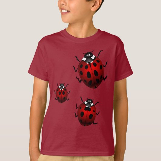 Chemises de coccinelle de sweatshirt de T-shirts (Devant)