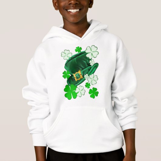 Chemises irlandaises de casquette et de shamrocks (Devant)