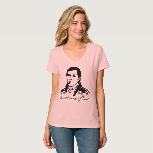 Chemises Metis Hero Cuthbert Grant T-shirts Metis (Devant entier)