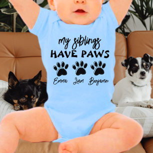 Chemises pour enfants avec chien frère et soeur