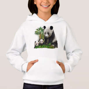Chemises pour filles ours pandas