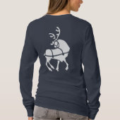 Chemises Reindeer de Noël T-shirts de vacances pou (Dos)