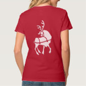 Chemises Reindeer de Noël T-shirts de vacances pou (Dos)