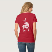 Chemises Reindeer de Noël T-shirts de vacances pou (Dos entier)