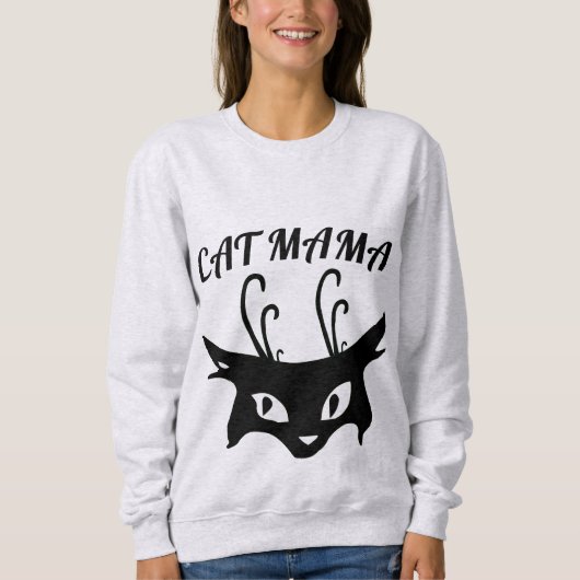 CHEMISES RÉTRO T-SHIRTS MAMAN CHAT (Devant)