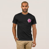 Chemises Roses Blanches Beau T-shirt Unisex Rose (Devant entier)