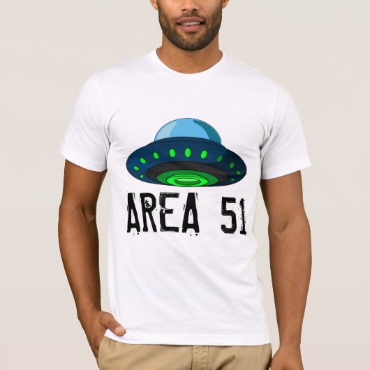 CHEMISES T-SHIRTS AREA 51 UFO (Devant)