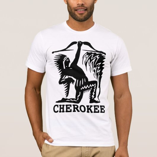 CHEMISES T-SHIRTS INDIENS CHEROKEES (Devant)