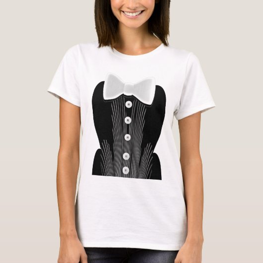 Chemises T-shirts mignonnes cravate Formelle Bow (Devant)