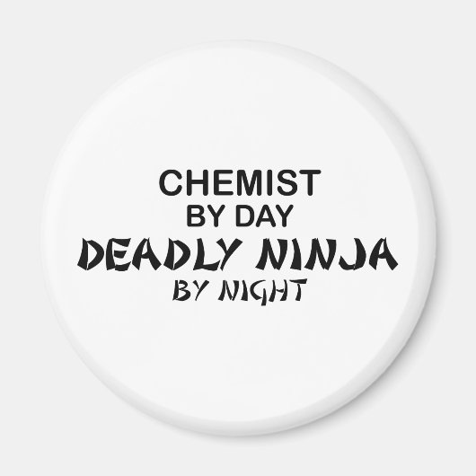 Chemist Deadly Ninja bij nacht Magneet (Voorkant)