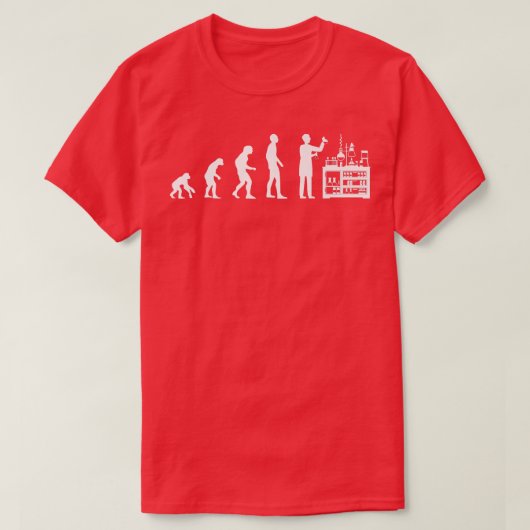 Chemist Evolution Science Student Chemistry Teache T-shirt (Design voorkant)