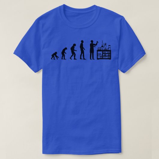 Chemist Evolution Science Student Chemistry Teache T-shirt (Design voorkant)