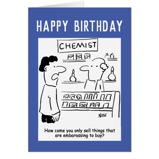 Chemist ne vend que des produits embarrassants (Devant)