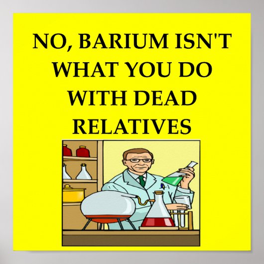 CHEMIST POSTER (Voorkant)