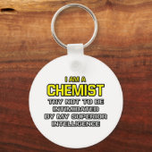 Chemist...superieure intelligentie sleutelhanger (Voorkant)