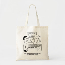 Chemist verkoopt alleen gênante producten tote bag