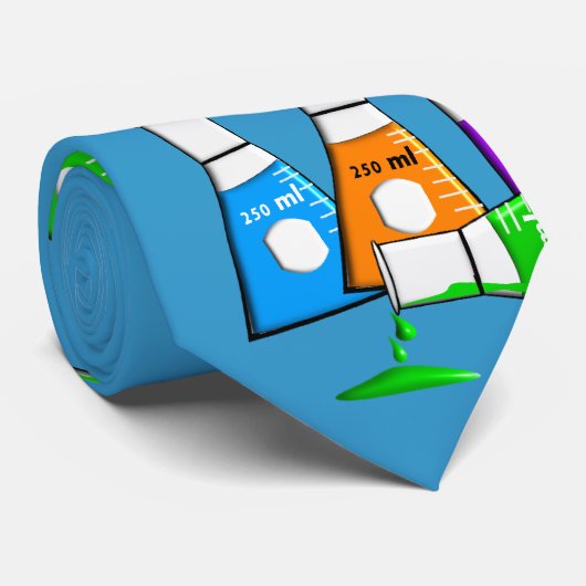 Chemistisch Stropdas voor mannen (Opgerold)