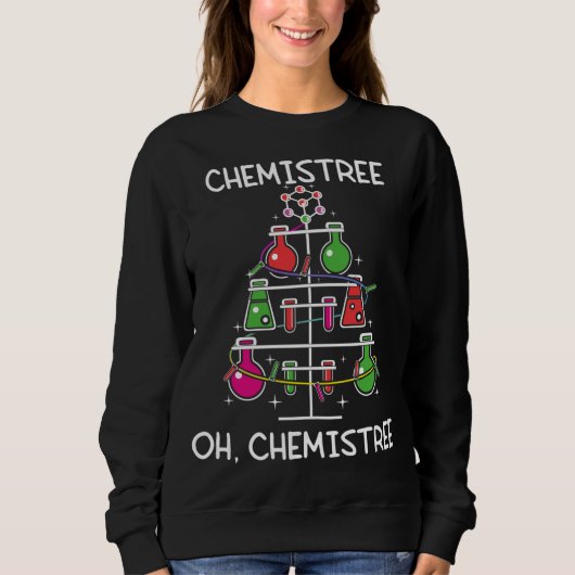 Chemistree Ugly KerstTree Sweater Chemistry S (Voorkant)