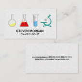 Chemistry Beakers | Microscoop Visitekaartje (Voorkant / Achterkant)