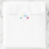 Chemistry Beakers Ronde Sticker (Tas)