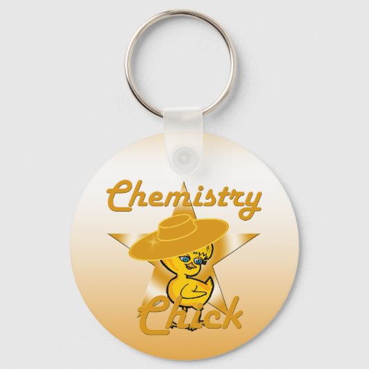 Chemistry Chick #10 Sleutelhanger (Voorkant)