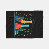 Chemistry Christmas Lights Lover Chemist Science L Fleece Deken (Voorkant (Horizontaal))