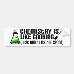 Chemistry Cooking Bumpersticker