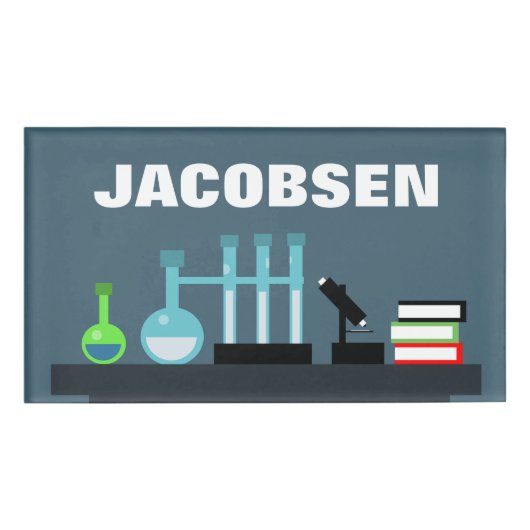 Chemistry Equipment Science Badge (Voorkant)