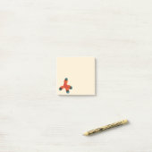 Chemistry Geek Oranje Methane Molecule Post-it® Notes (Op bureau)