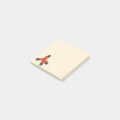 Chemistry Geek Oranje Methane Molecule Post-it® Notes (Schuin)