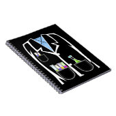 Chemistry Halloween Funny Science Lab Notitieboek (Rechterzijde)