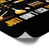 Chemistry Is Like Cooking Just Don't Lick The Son  Poster (Hoek)