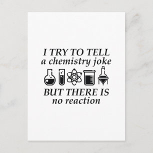 Chemistry Joke Briefkaart