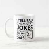 Chemistry Jokes Argon Koffiemok (Links)