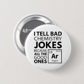 Chemistry Jokes Argon Ronde Button 5,7 Cm (Voorkant /achterkant)