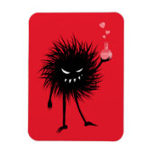 Chemistry lab grappig boze karakter magneet (Verticaal)