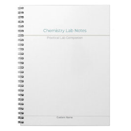 Chemistry Lab Notes – Custom Name Notitieboek