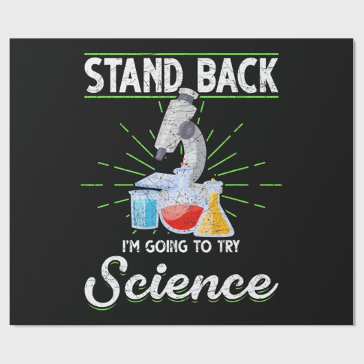 Chemistry Laboratory Physics Science Biology Cadeaupapier (Vlak)