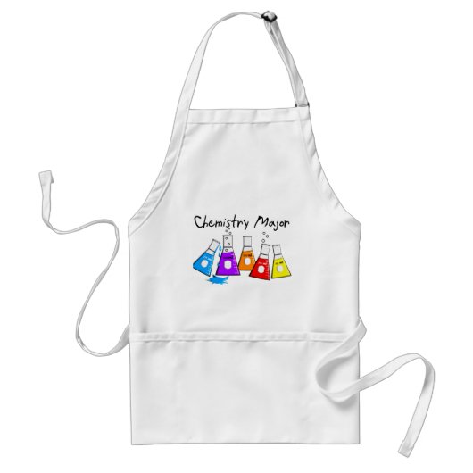Chemistry Major Gifts Beeker Design Standaard Schort (Voorkant)