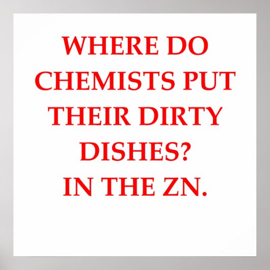 CHEMISTRY POSTER (Voorkant)