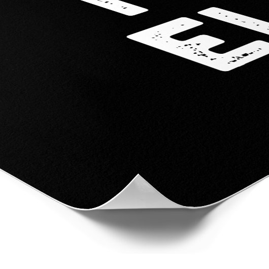 Chemistry Puns Ik zit in mijn element, donkere BG Poster (Hoek)