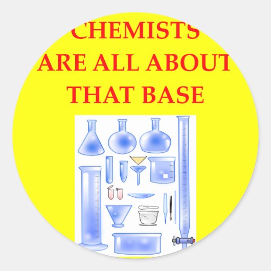 CHEMISTRY RONDE STICKER (Voorkant)