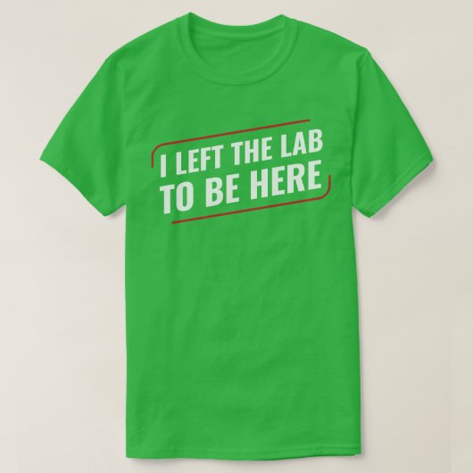Chemistry Science Chemist I left T-shirt (Design voorkant)