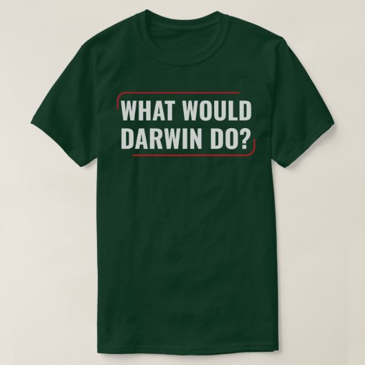 Chemistry Science Darwin Biology Laboratory Scient T-shirt (Design voorkant)