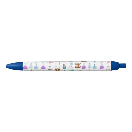 Chemistry Science Laboratory Zwarte Inkt Pen (Voorkant)