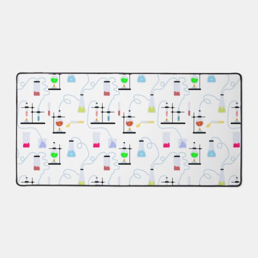 Chemistry Science Test Tubes Lab School Onderwerp Bureaumat (Voorkant)