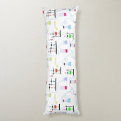 Chemistry Science Test Tubes Lab School Onderwerp Lichaamskussen (Achterkant (Verticaal))