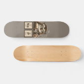 Chemistry sloth heeft een dutje ontdekt skateboard (Horizontaal)