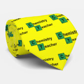 Chemistry Teacher black Stropdas (Opgerold)