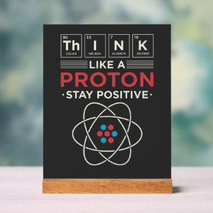 Chemistry Teacher Science Geek Gag Acryl Bord